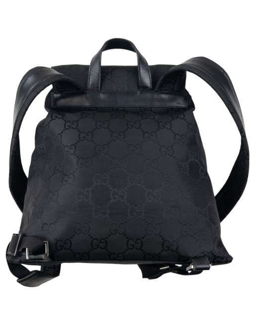 Vintage Gucci 2000s Monogram Bucket Backpack, 2 of 4