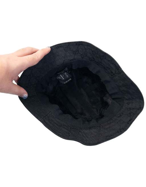 Vintage Gucci 2000s Monogram Bucket Hat Size L, 4 of 7
