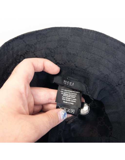 Vintage Gucci 2000s Monogram Bucket Hat Size L, 5 of 7