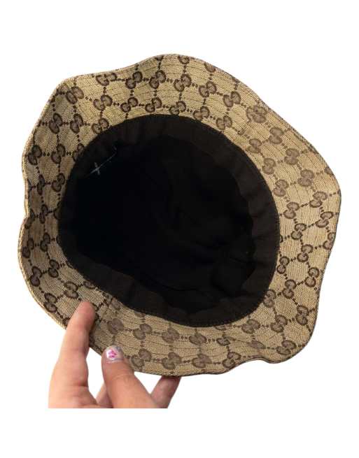 Vintage Gucci 2000s Monogram Bucket Hat Size M, 4 of 4
