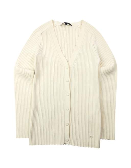 Vintage Gucci 2000s Ribbed Cardigan Size M