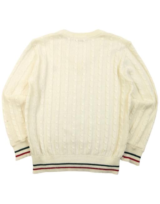 Vintage Gucci 80s Cable Knit Jumper Size M, 2 of 4