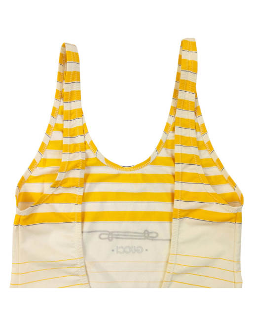 Vintage Gucci 80s Striped Swimming Costume Size M, 3 of 4