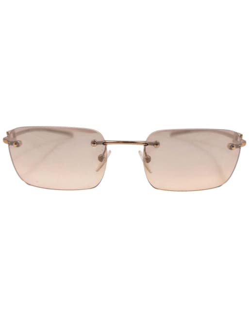 Vintage Gucci 90s By Tom Ford Diamanté Rimless Sunglasses, 4 of 4