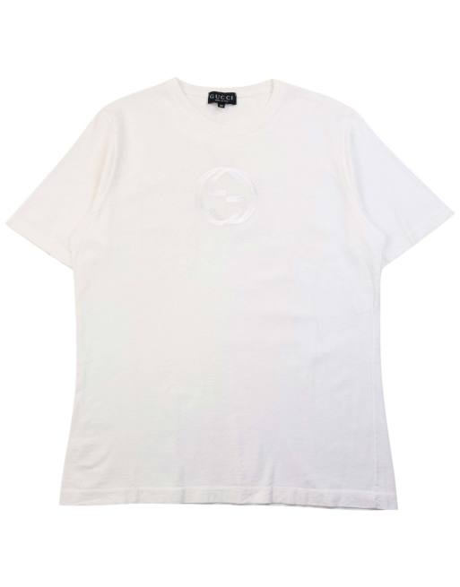 Vintage Gucci 90s By Tom Ford Embroidered T Shirt Size M, 1 of 4