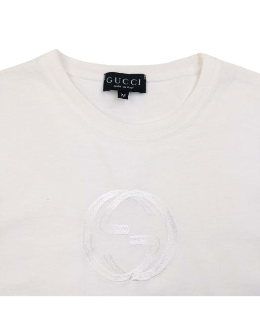 Vintage Gucci 90s By Tom Ford Embroidered T Shirt Size M, 3 of 4