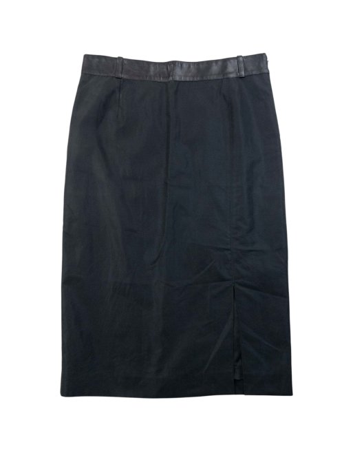 Vintage Gucci 90s By Tom Ford Leather Waist Skirt Size W27, 1 of 4
