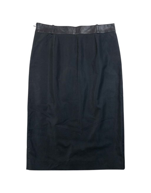 Vintage Gucci 90s By Tom Ford Leather Waist Skirt Size W27, 2 of 4