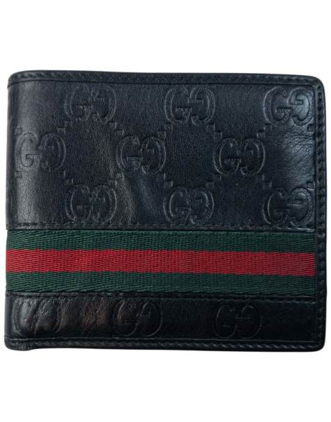 Vintage Gucci Embossed Monogram Leather Wallet - view 1