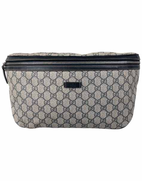 Vintage Gucci Monogram Crossbody Bag in Grey - view 1