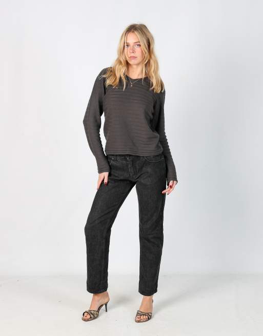 Vintage Gucci S straight jeans in black