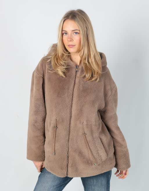 Vintage GUESS Jeans L casual jacket in brown, 3 of 4