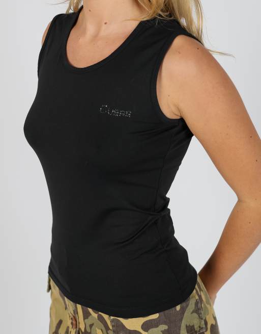 Vintage GUESS Jeans S baby tee in black, 4 of 4