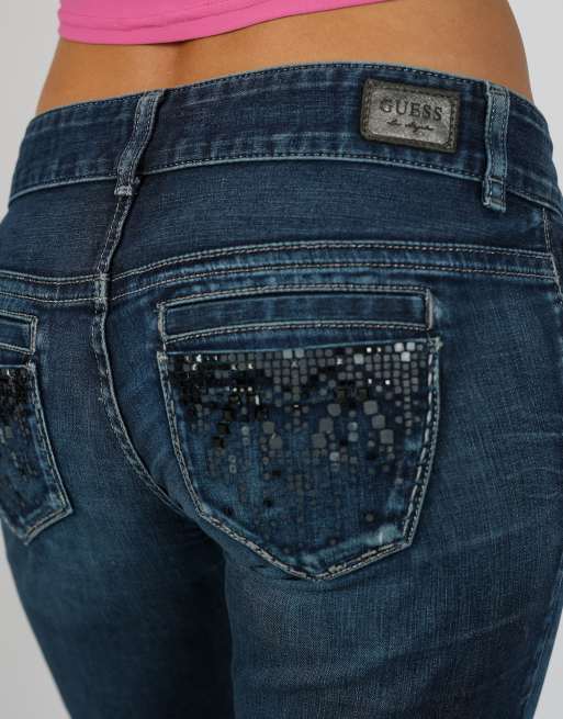 Vintage GUESS Jeans S bootcut jeans in blue, 4 of 4