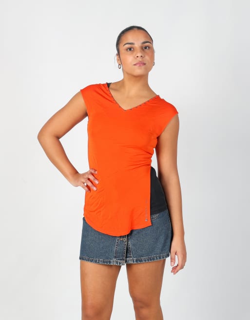 Vintage GUESS Jeans S cami in orange