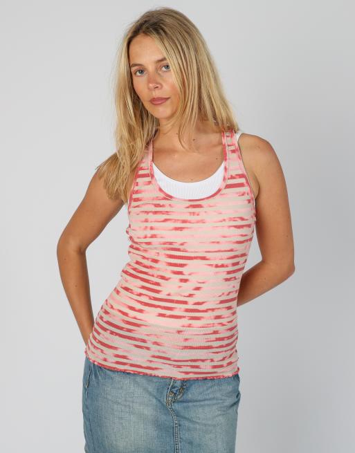 Vintage GUESS Jeans XS cami in beige