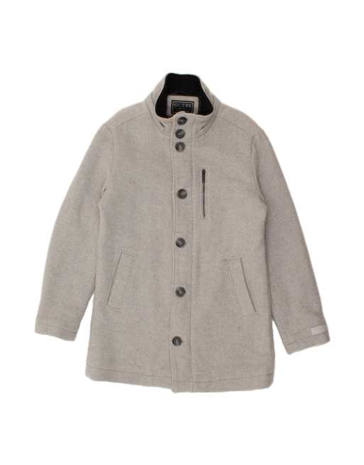 Vintage Guess Overcoat UK 38 Medium In Grey