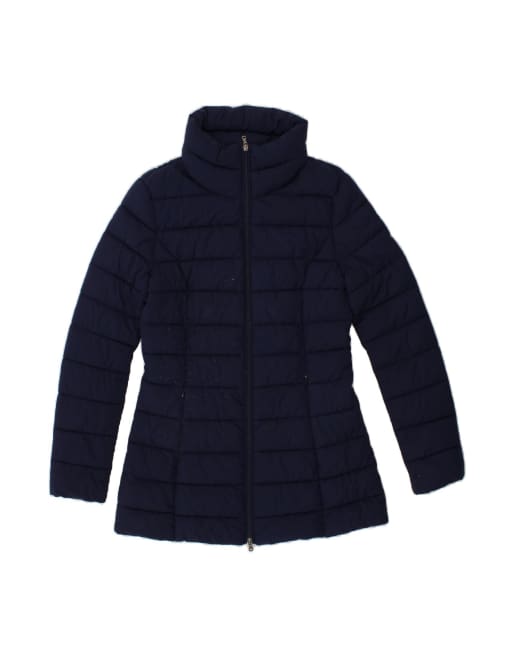 Vintage Guess Padded Coat UK 14 Large In Blue