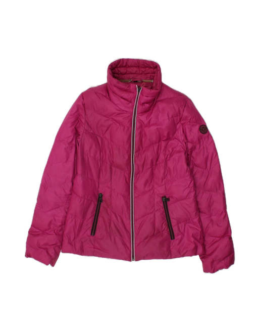 Vintage Guess Padded Jacket UK 16 Large In Pink
