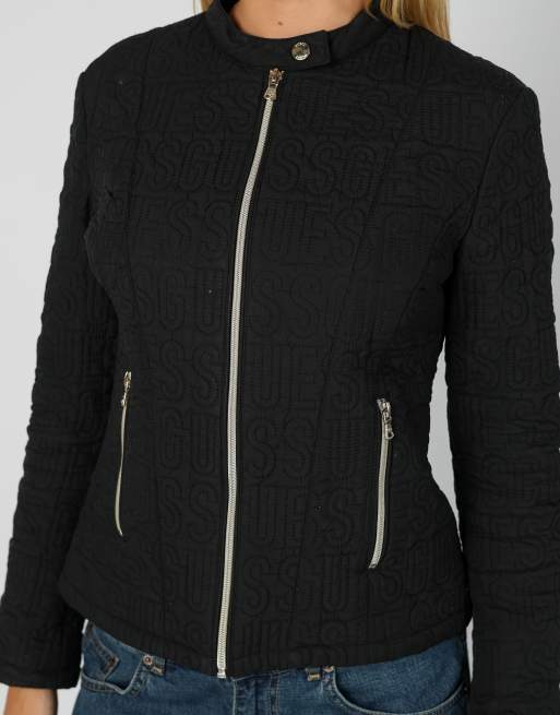 Vintage Guess  S light jacket in black, 4 of 4