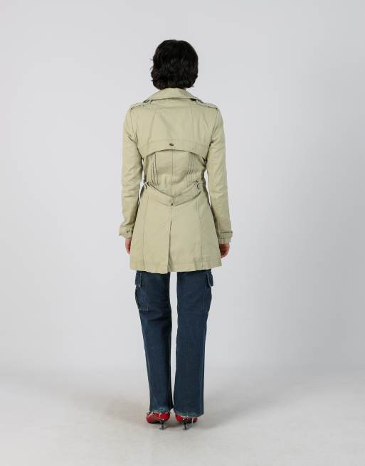Vintage Guess  S trench coat in beige, 3 of 4