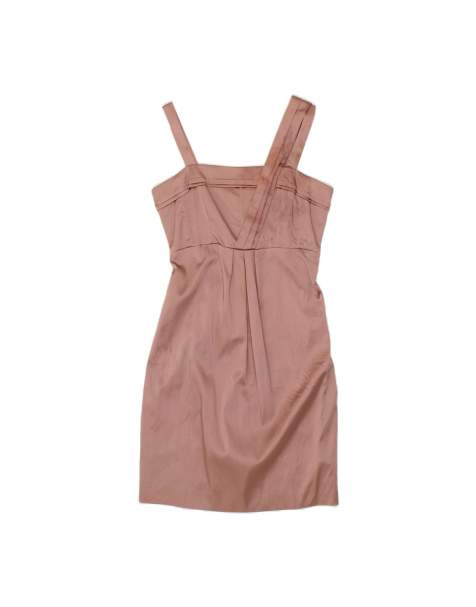 Vintage Guess Sleeveless Bodycon Dress It 42 Medium In Brown - view 1