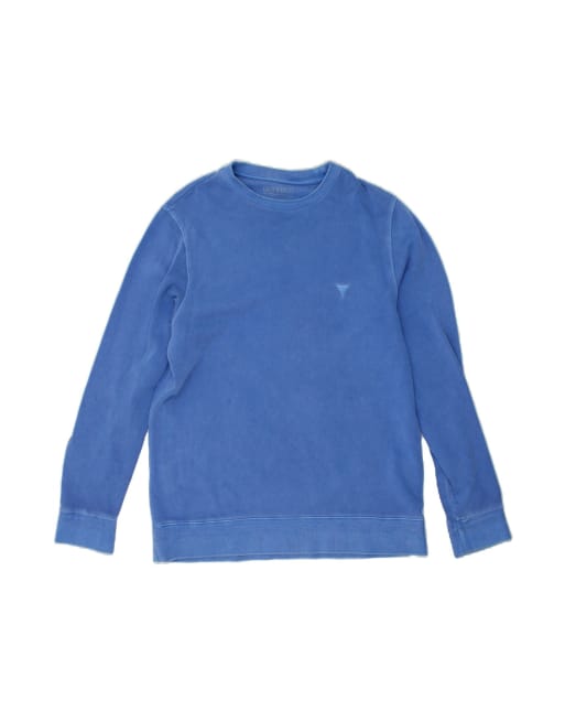 Vintage Guess Sweatshirt Jumper Large In Blue
