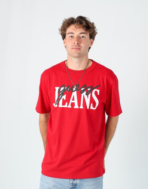 Vintage Guess xl t-shirt in red - view 1