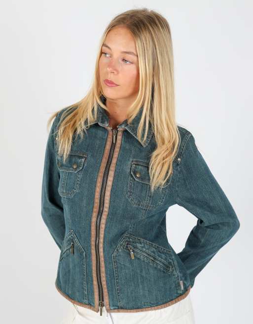 Vintage Gui&Co S denim jacket in blue, 3 of 4