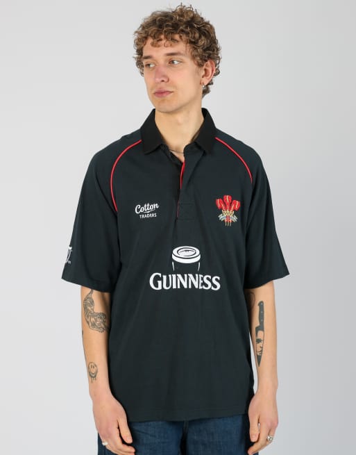 Vintage Guinness Wales Rugby m t-shirt in black