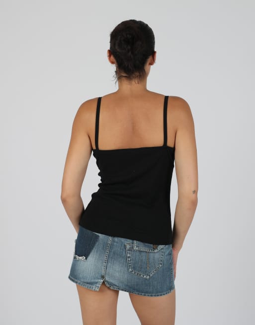 Vintage GuoDil S woven vest in black, 2 of 4