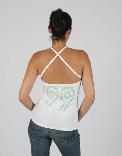 Vintage Guru M woven vest in white, 2 of 4