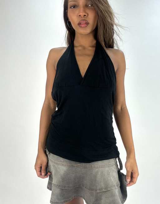 Vintage halterneck in black