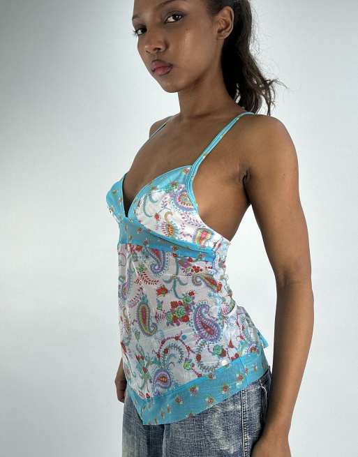 Vintage halterneck in blue, 4 of 4
