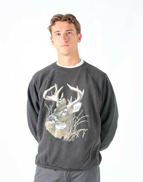 Vintage Hanes Activer Wear xxl sweatshirt in black - view 1