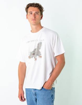 Vintage Hanes L Oversized Single Stitch T-Shirt White