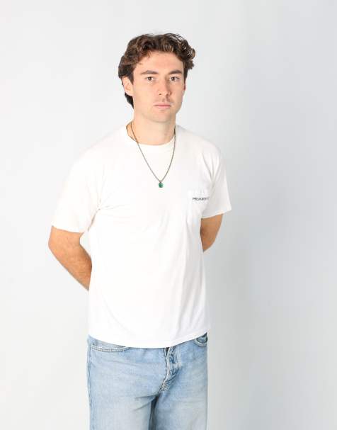 Vintage Hanes l t-shirt in white - view 1