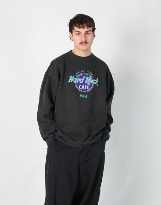 Vintage Hard Rock Cafe Miami l sweatshirt in black