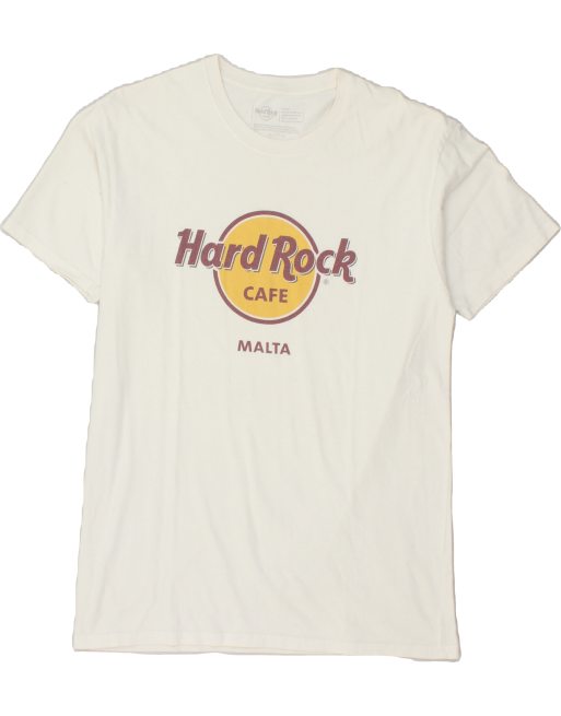 Vintage Hard Rock Cafe Size L Graphic T-Shirt Top in White