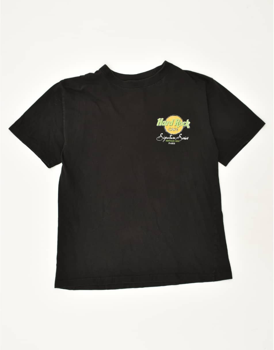Vintage Hard Rock Cafe Size M Graphic T-Shirt Top in Black