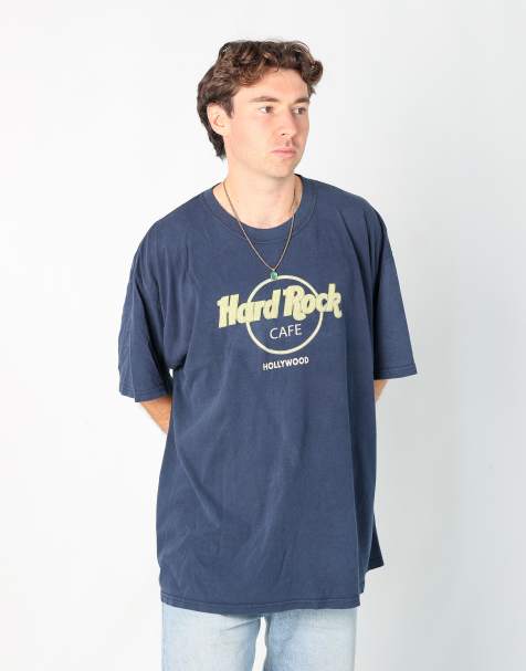 Vintage Hard Rock xxl t-shirt in navy blue - view 1