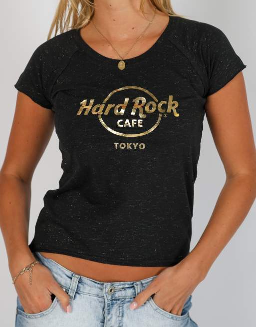 Vintage HardRock Cafe XS baby tee in black, 4 of 4