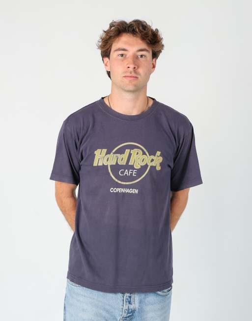 Vintage HardRock m t-shirt in navy blue