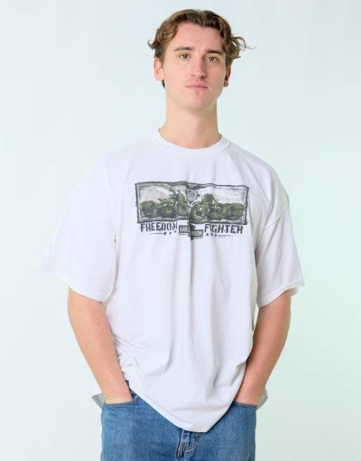 Vintage Harley Davidison L T-Shirt White