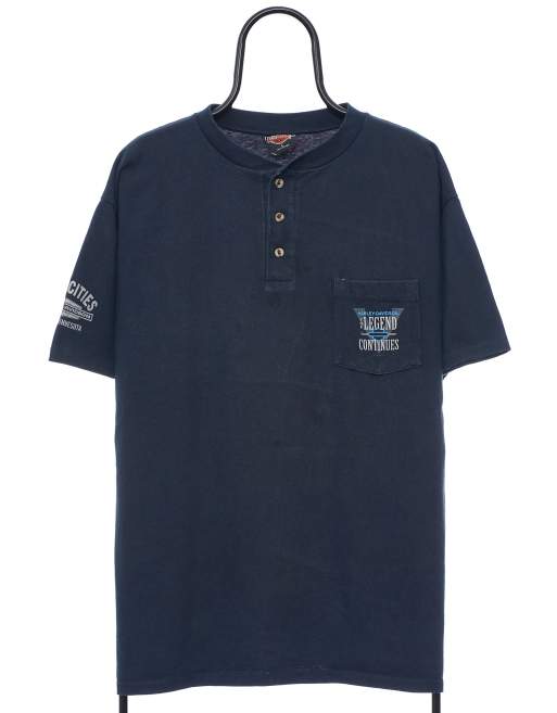 Vintage Harley Davidson 00s size L tshirt in navy