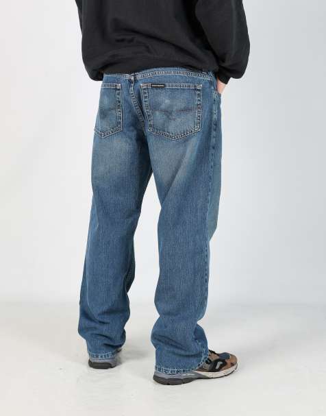 Vintage Harley Davidson 38x30 denim jeans in blue - view 1