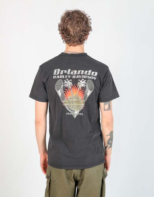 Vintage Harley Davidson l t-shirt in black | ASOS