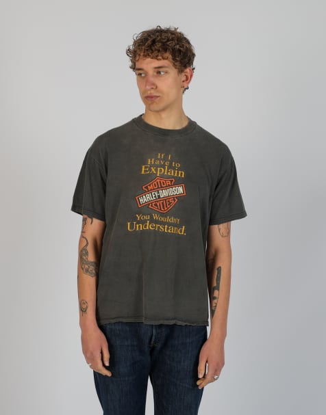 Vintage Harley Davidson l t-shirt in black - view 1