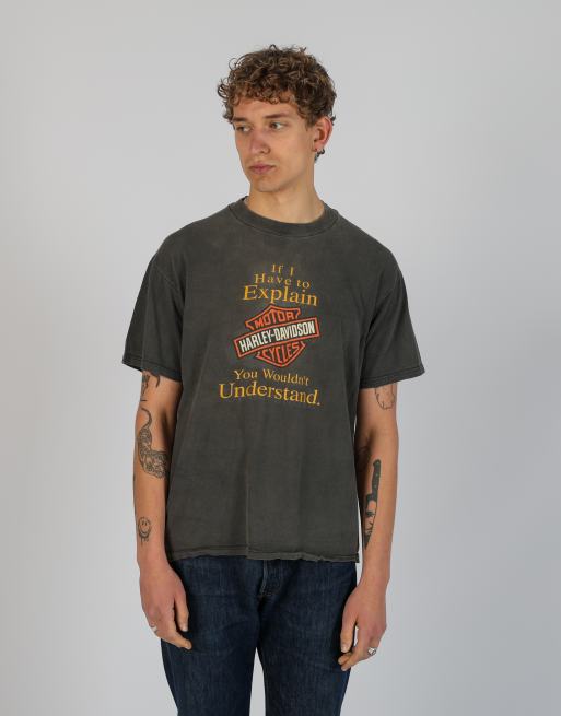Vintage Harley Davidson l t-shirt in black