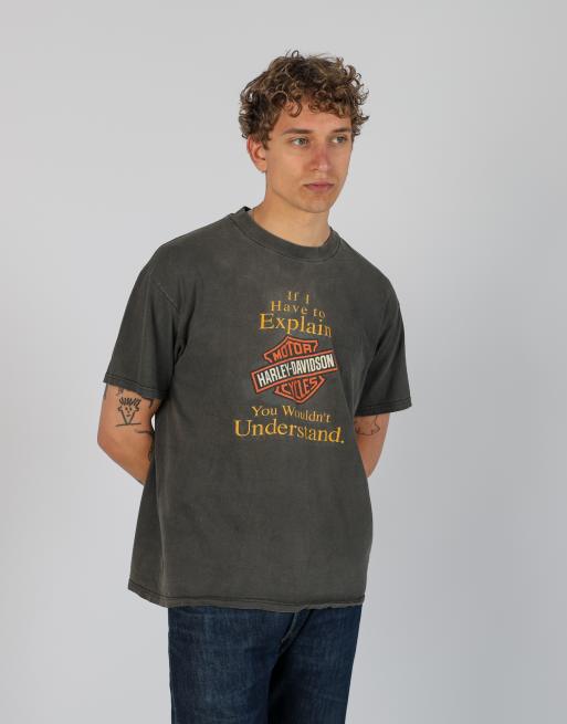 Vintage Harley Davidson l t-shirt in black, 2 of 4